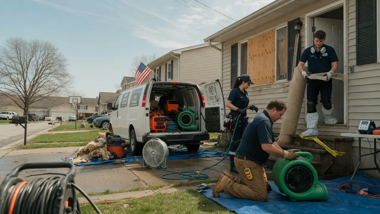 Water Damage Restoration in Tipton, PA near me